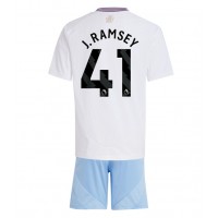 Camisa de time de futebol Aston Villa Jacob Ramsey #41 Replicas 2º Equipamento Infantil 2024-25 Manga Curta (+ Calças curtas)